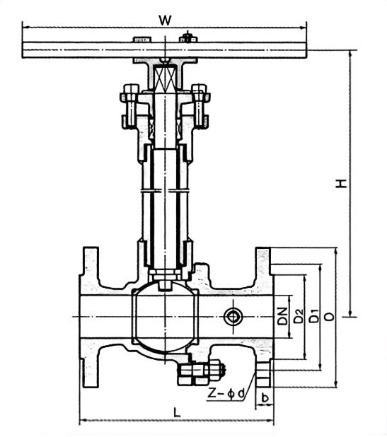 High-pressure floating ball valve