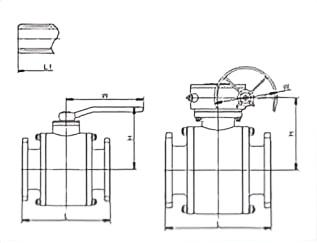 High-pressure floating ball valve